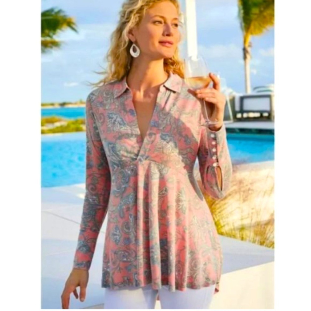 Sundance Philippa Paisley Pullover Top